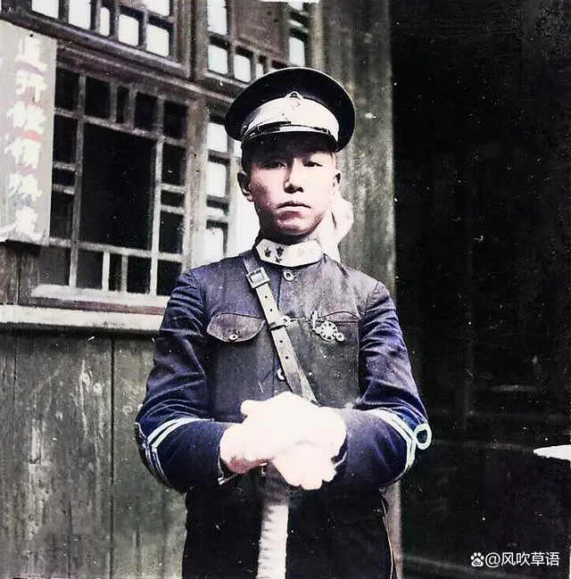"人字式"民国二十八年,伪维新政府江都县警察所邵伯分所,中级荐任警官