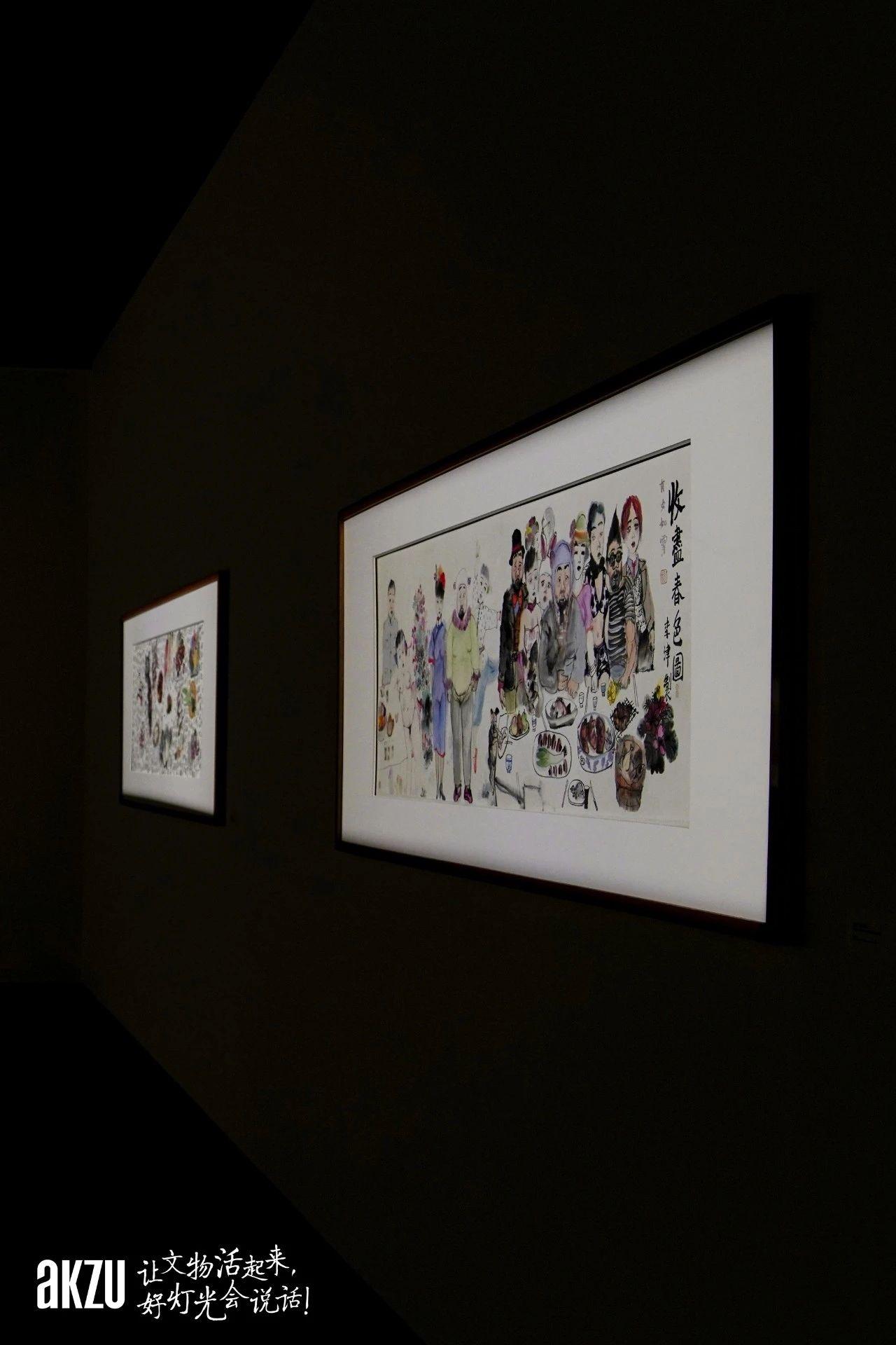 博物馆照明之浮空映画埃克苏duxa5美术馆展画照明应用实例