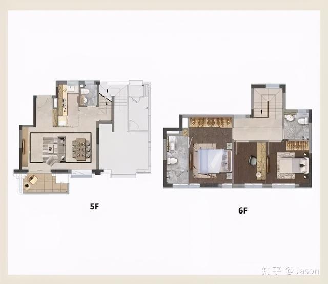 保利首创颂 叠墅户型图片