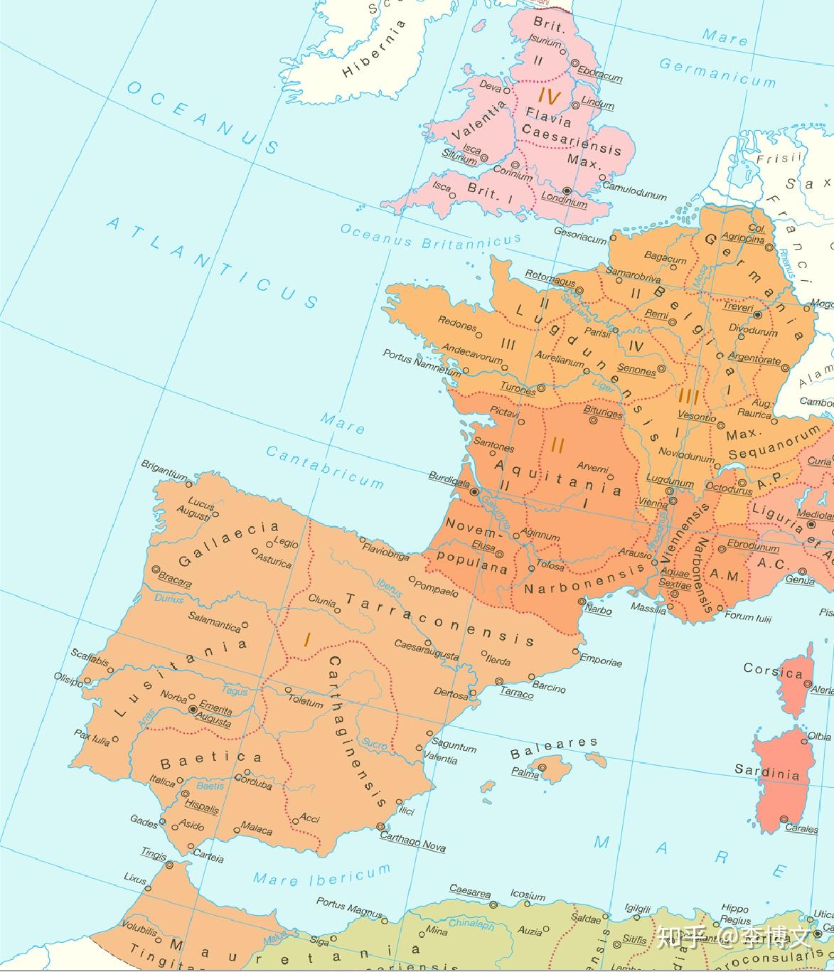 关于一张公元395年的罗马帝国行政区划图的翻译及资料整理 - 知乎