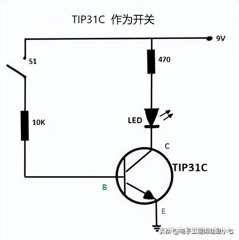 tip31c应用电路图图片