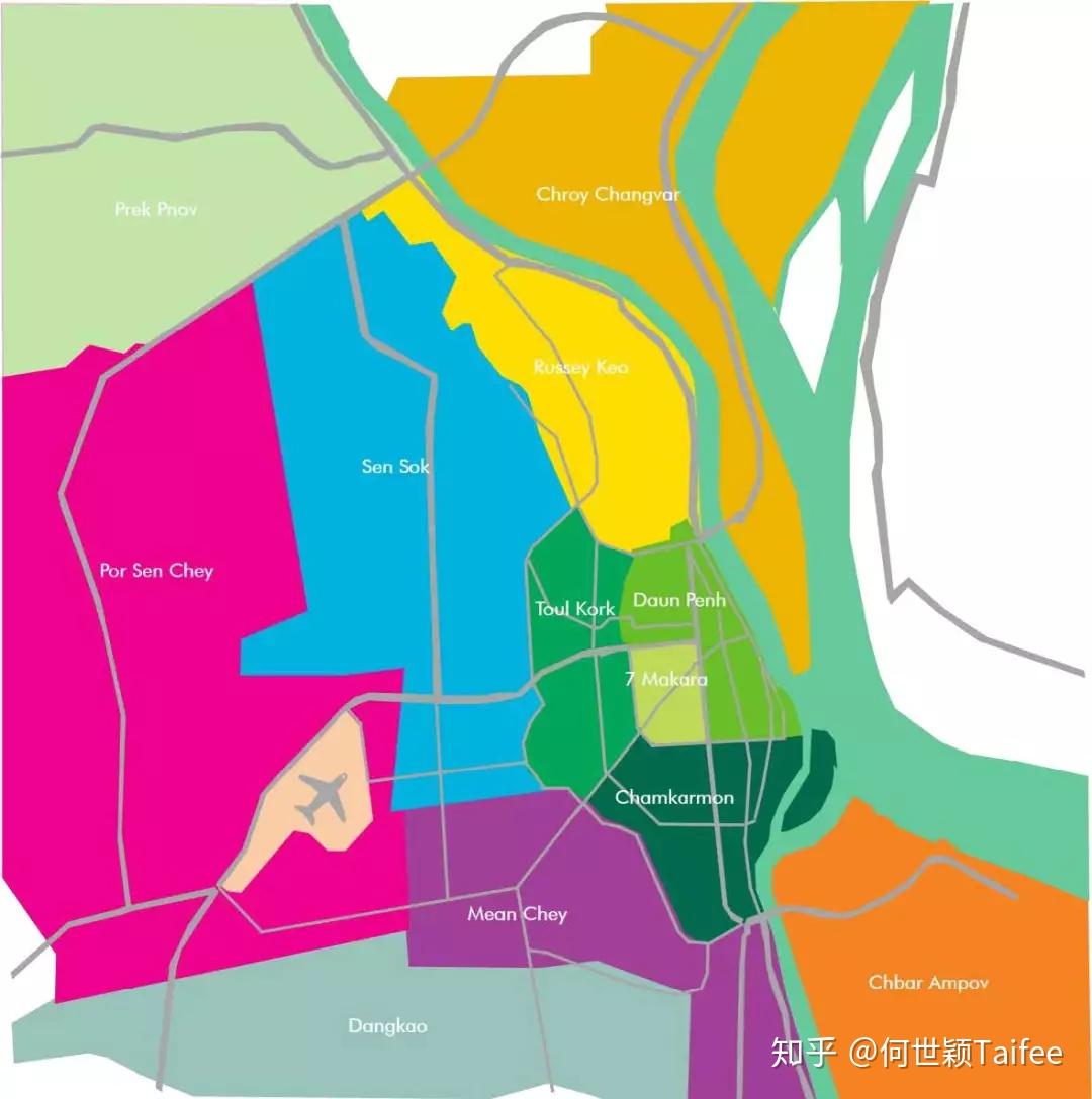 柬埔寨投资之金边各区概况- 知乎