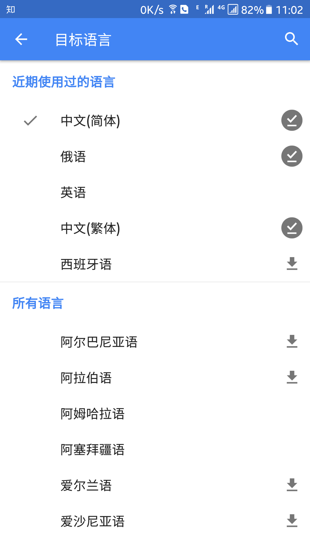 谷歌翻译为什么没有繁体中文?