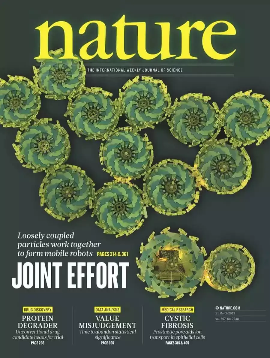 3中国青年开发粒子机器人,登上《自然》杂志封面https://www.pnas.