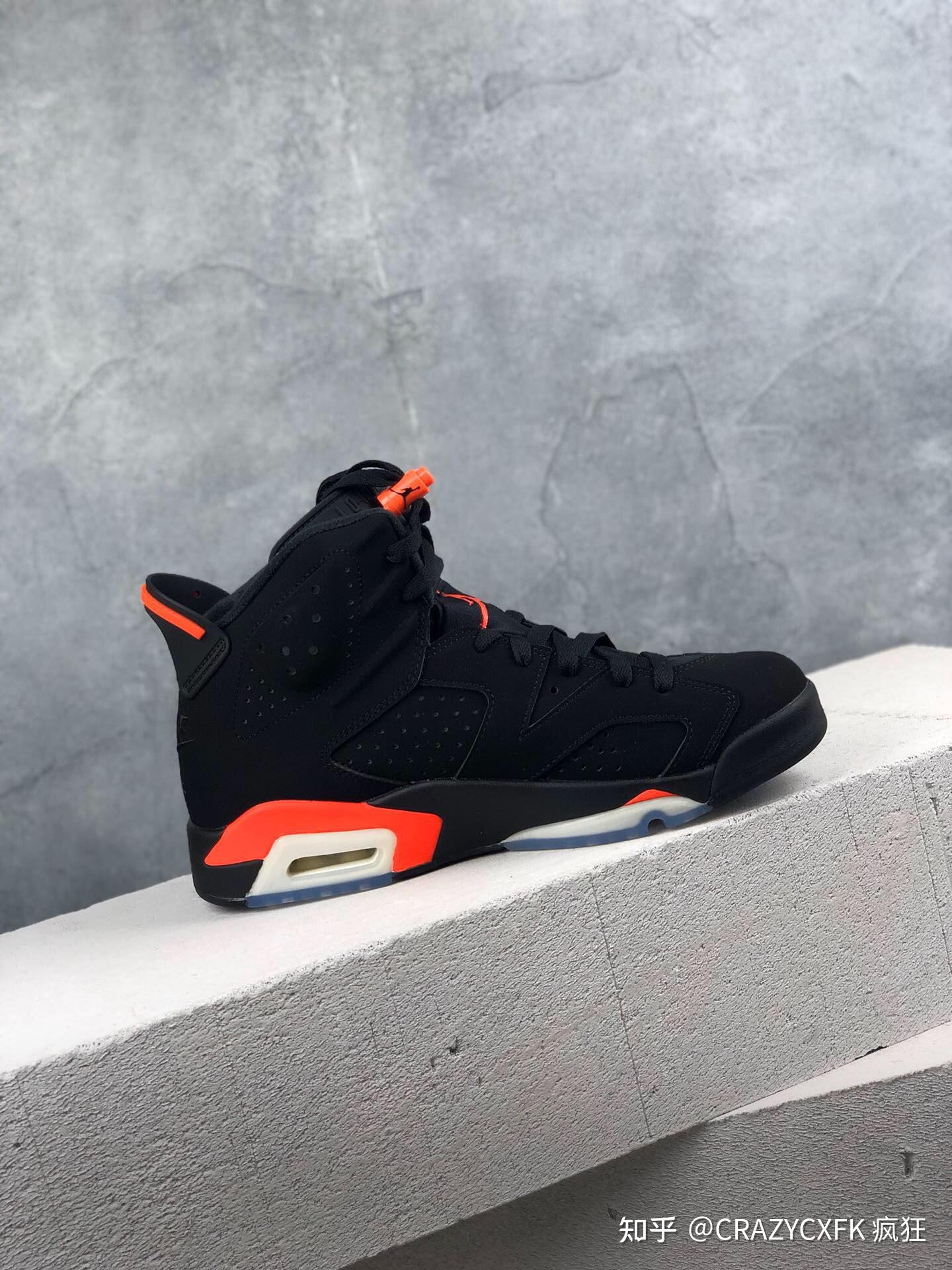 乔丹aj六代黑红外线blackinfraredairjordan6retro篮球鞋