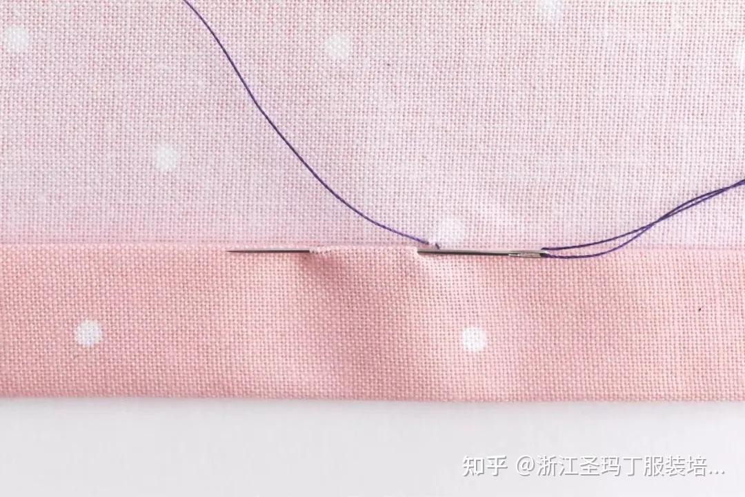 服装工艺技巧教程2种非常实用的手工暗缝针法