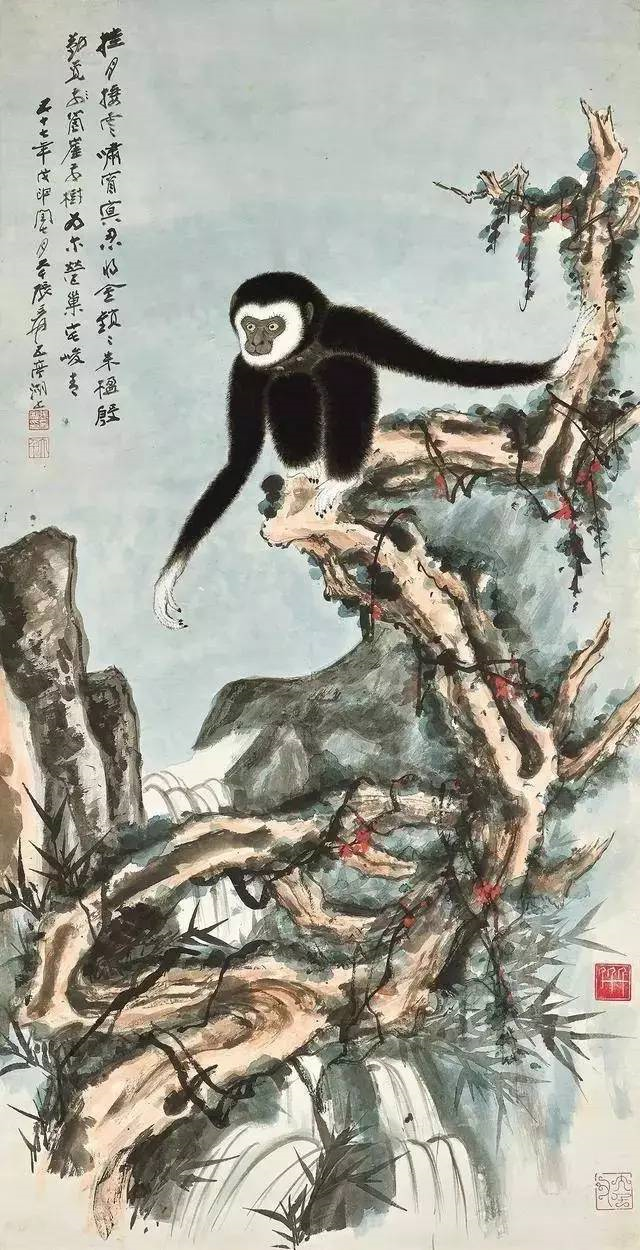 中国古画中的长臂猿究竟是哪种