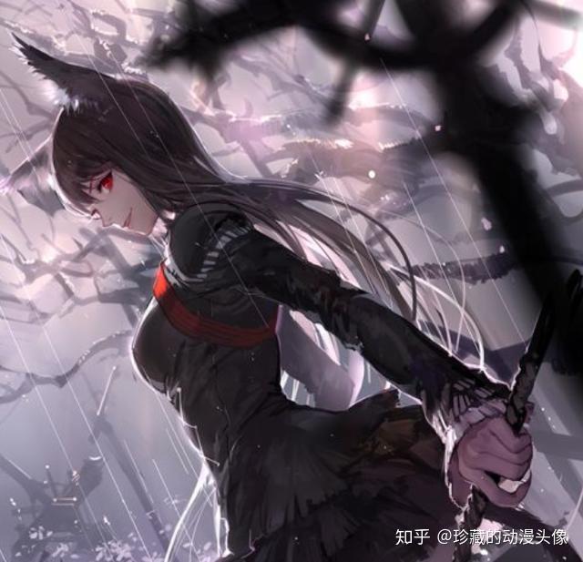 二次元动漫美图欣赏:英姿飒爽的女战神,特自信特勇敢!