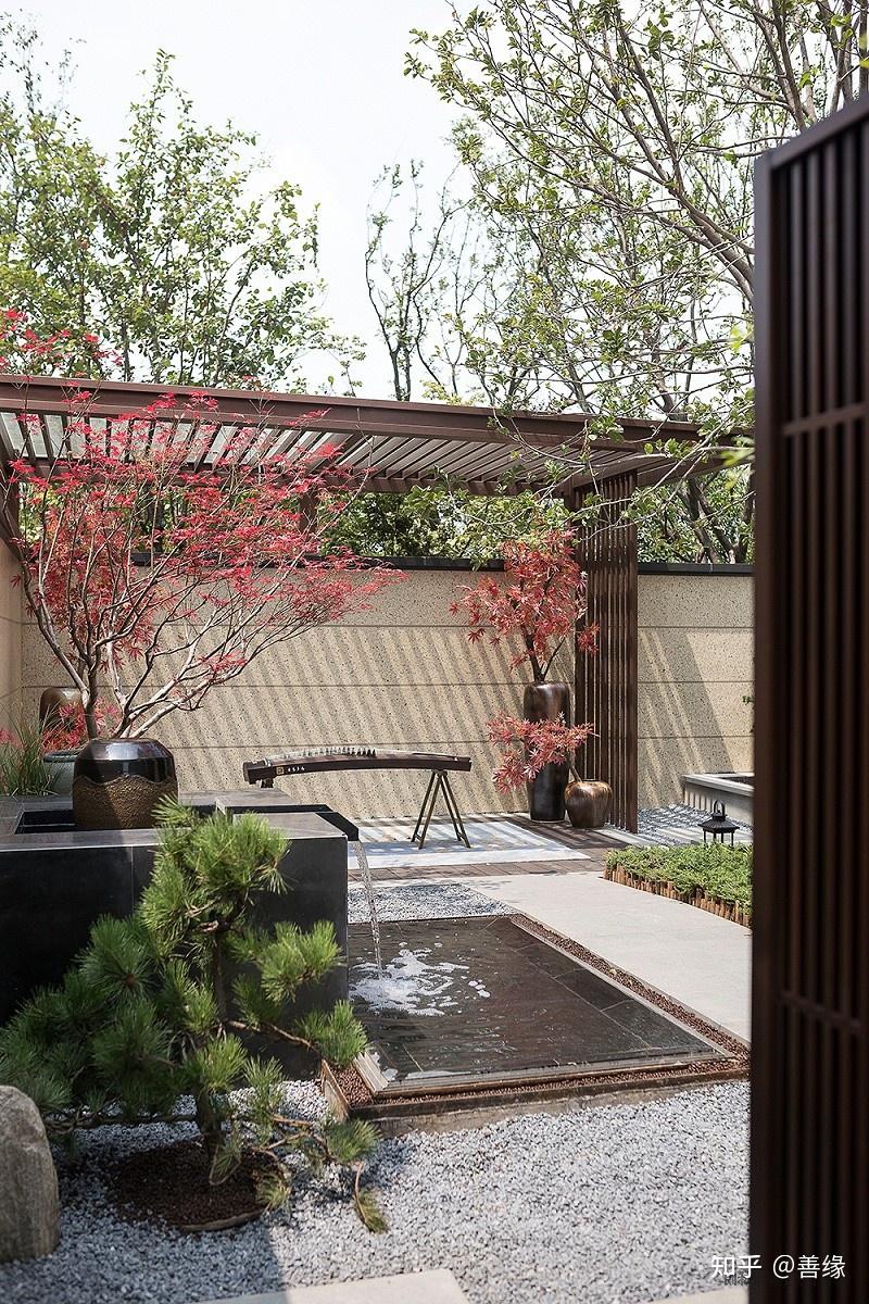 新中式风格建筑,东方意境园林景观,完美融合!