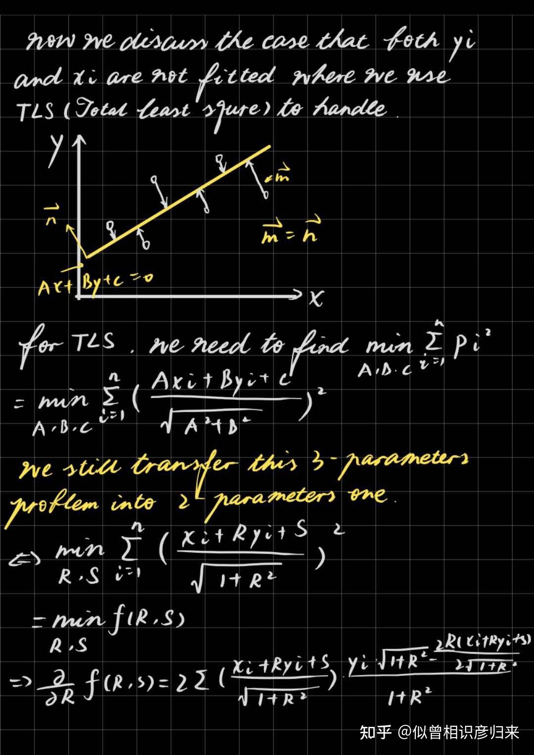  total least squares tls 