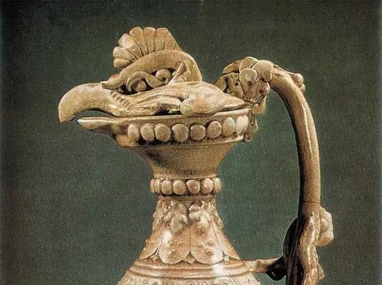 藏品| 青釉凤首龙柄壶- 知乎