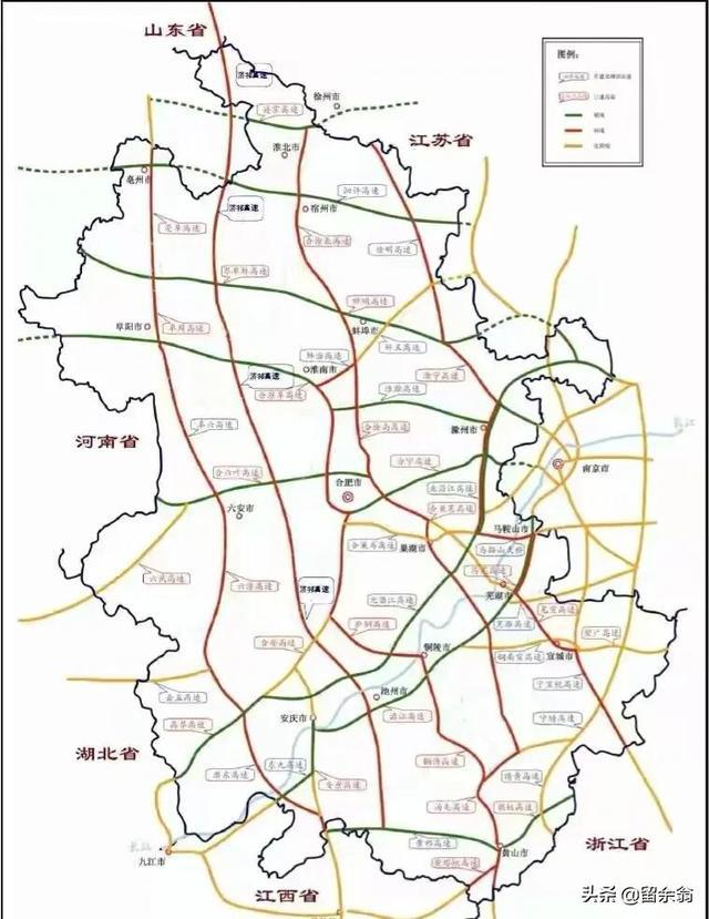 安徽省在建高速公路图图片