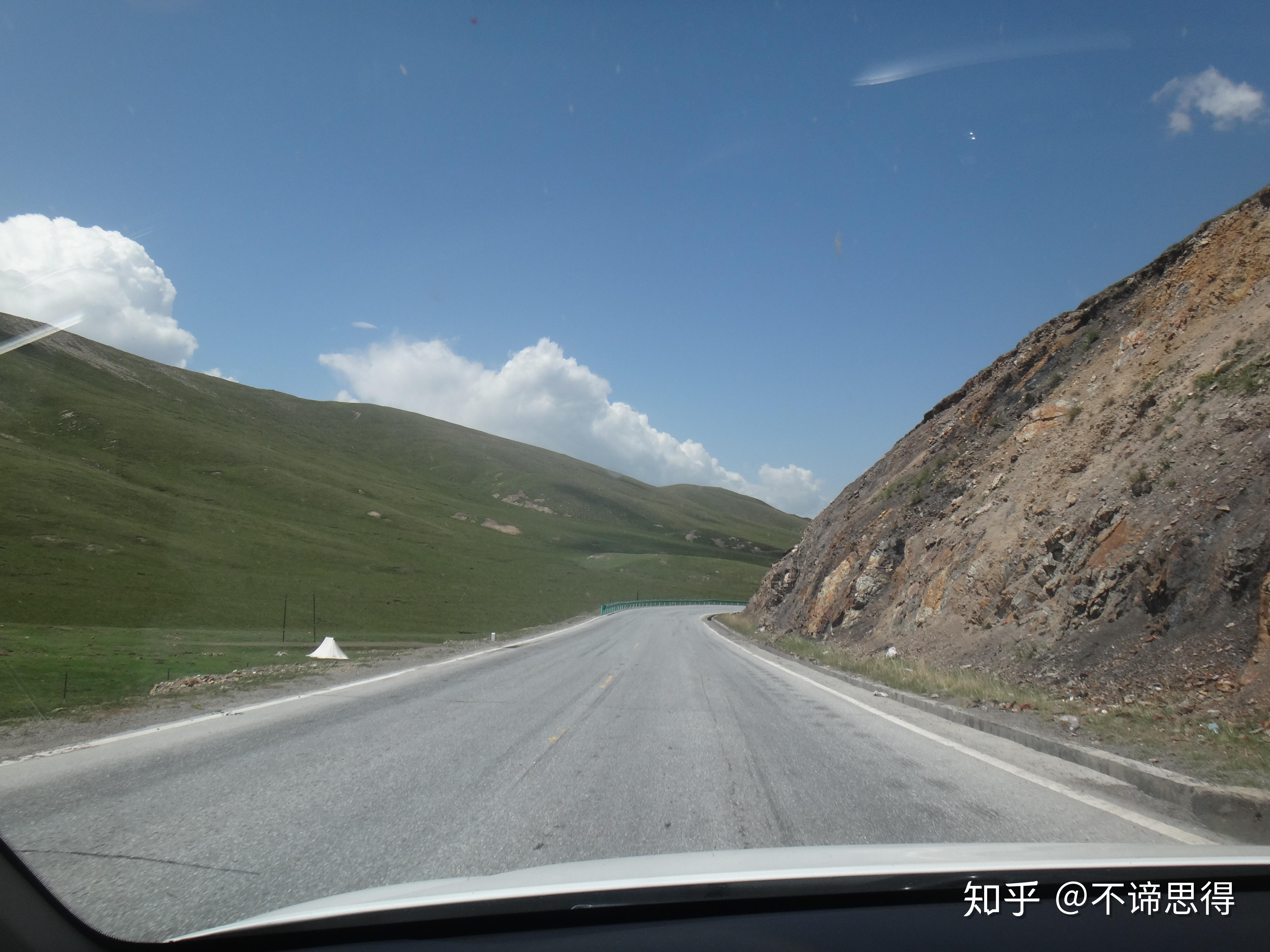 15到达景阳岭,海拔3200达坂山的眺望9:30到达达坂山观景台国道g227上