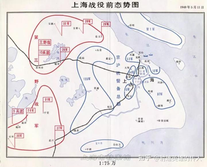 渡江战役示意图图片