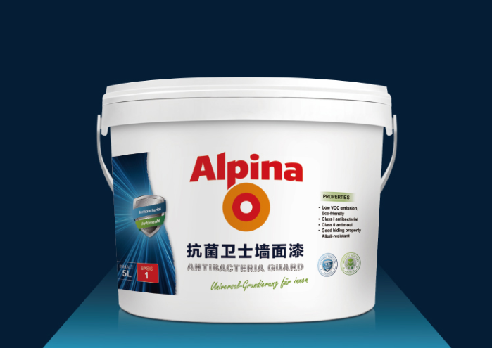 阿尔贝娜抗菌卫士墙面漆带给你干净清新的家居环境守护你的健康
