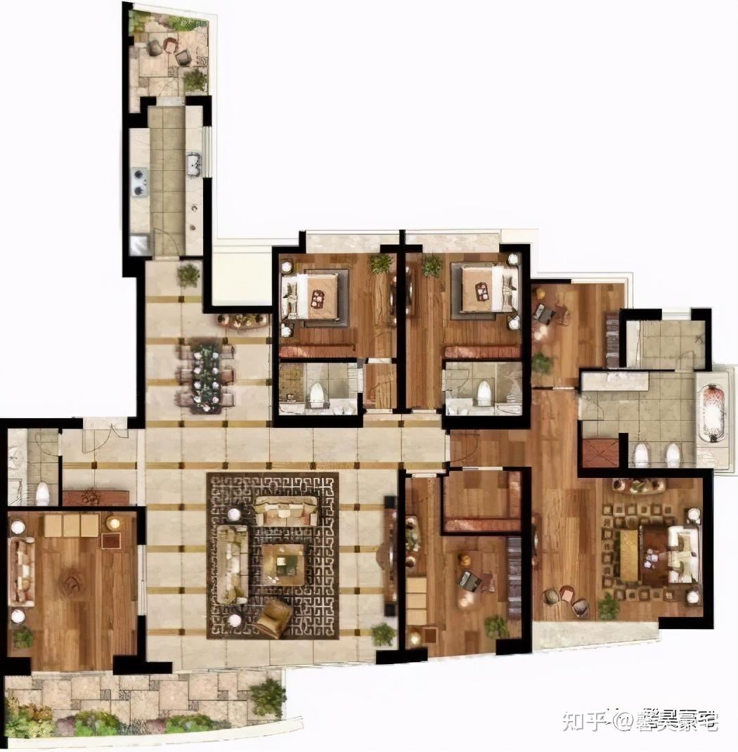 【推荐一】汤臣一品8号楼 | 面积:596m05 |户型:5房2厅5卫 保姆间