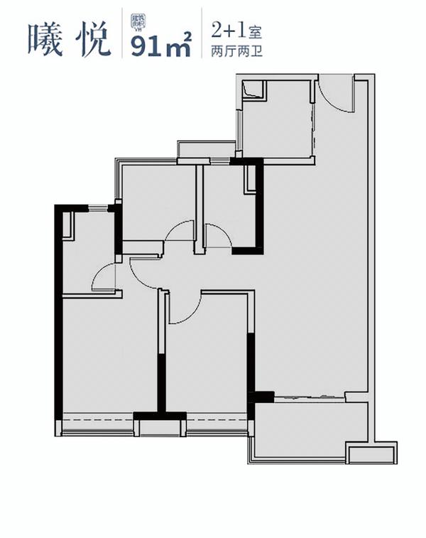 建面約125-130m053 1房,四開間朝南,南北對流,清風陽光全屋.