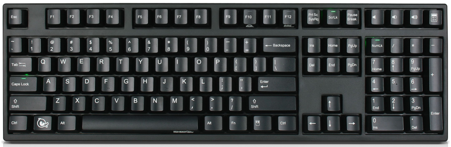 电脑键盘的外形尺寸分类