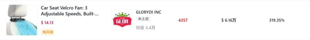 车载风扇成TikTok美区爆款,上架两周爆卖55万