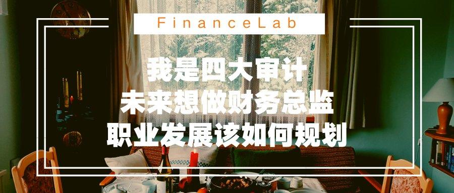 我是四大审计未来想做财务总监职业发展该如何规划