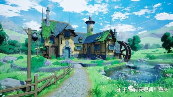 吉卜力风格场景 | 学员模型地编作品制作思路 - 知乎
