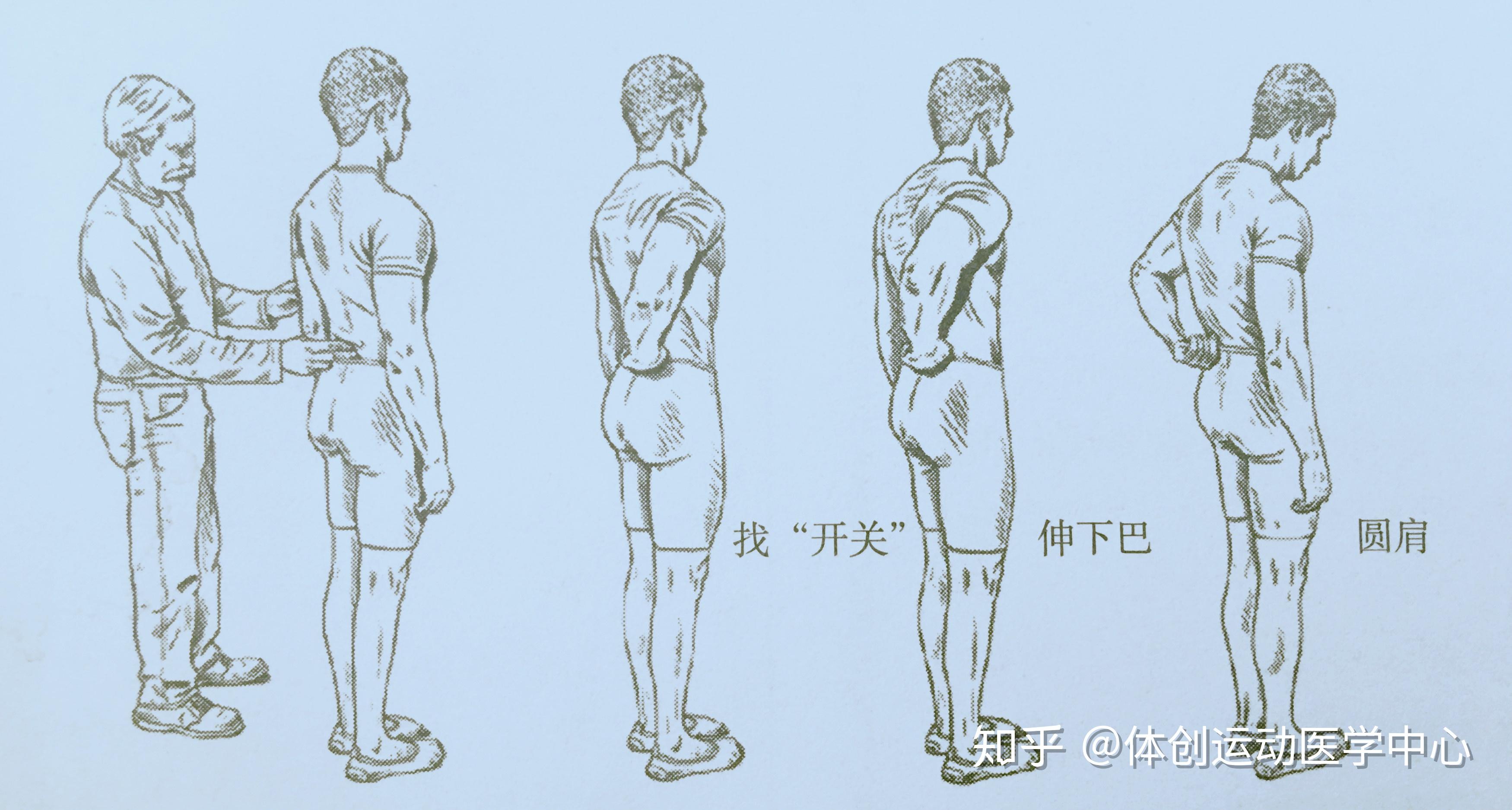 3,靠墙平板支撑练习,包括两个运动方式:脊柱运动,屈曲和