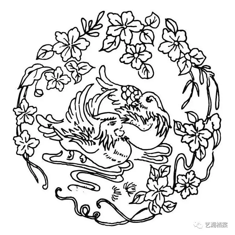 中国传统纹样鸟样纹