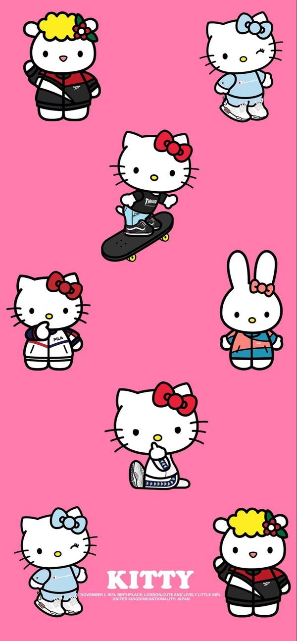 手机壁纸 Hello Kitty系列少女心 知乎