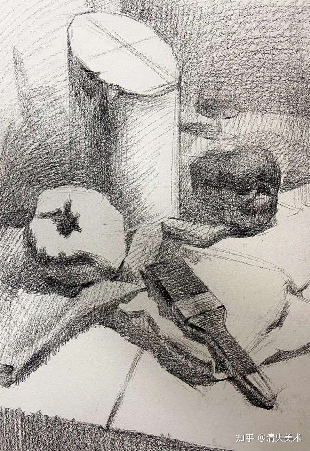 素描画2点 素描几何体中的十二面体怎么画？ - 知乎