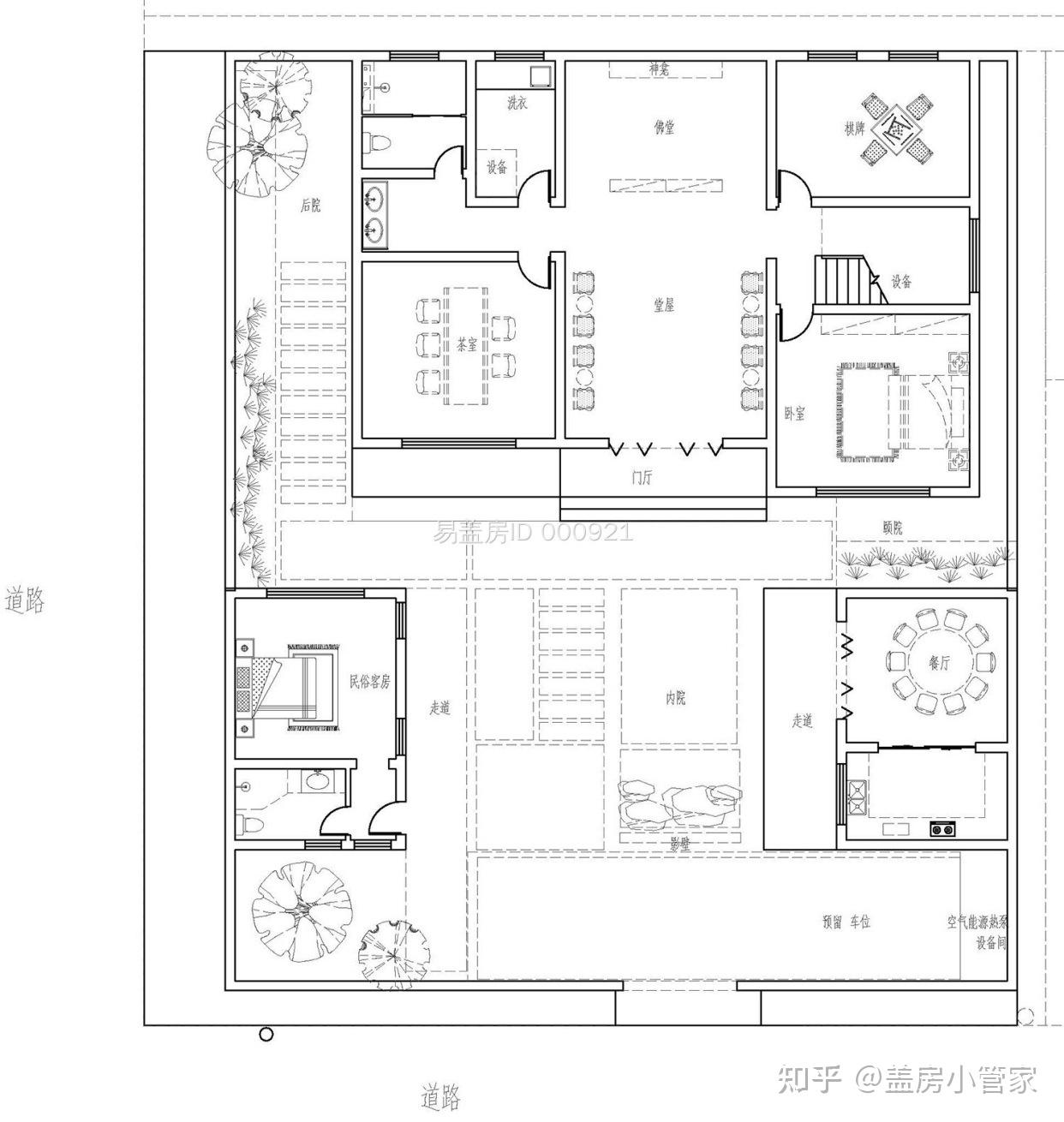 西厢房作为独立民宿配有单独的庭院,餐厅,厨房按照当地风俗布置在场地