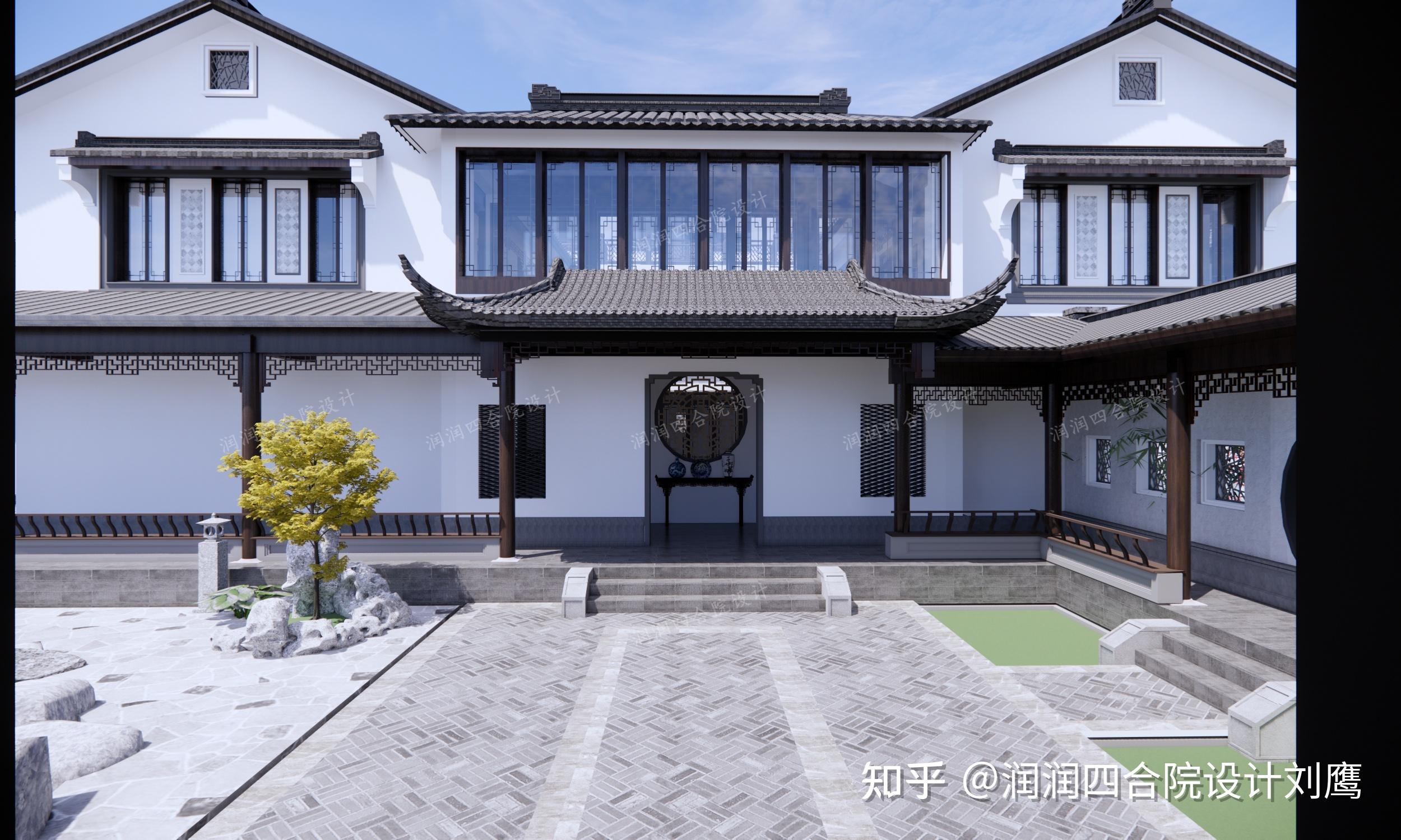 润润四合院设计刘鹰:传承苏式四合院大宅,连廊移步异景,9处小院各具风韵 - 知乎