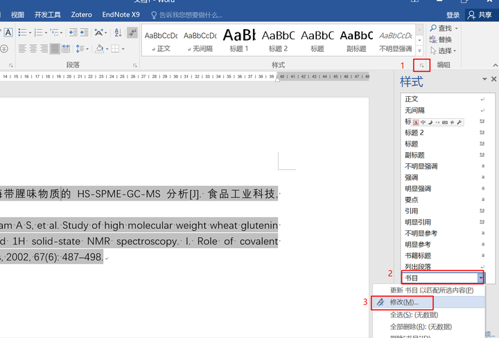 convert endnote to zotero in word