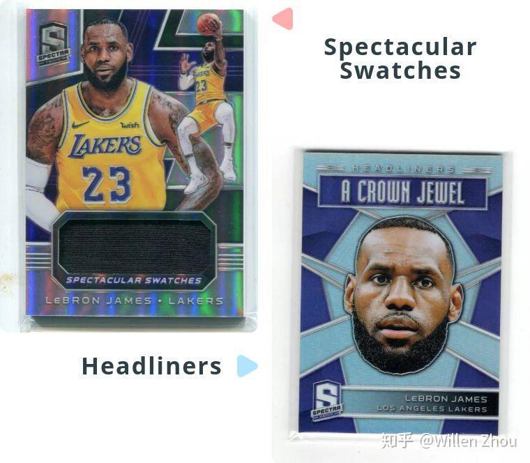 18-19赛季身披紫金战袍的詹姆斯球星卡盘点-特卡&实物篇