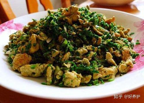 一, 清明菜炒鸡蛋