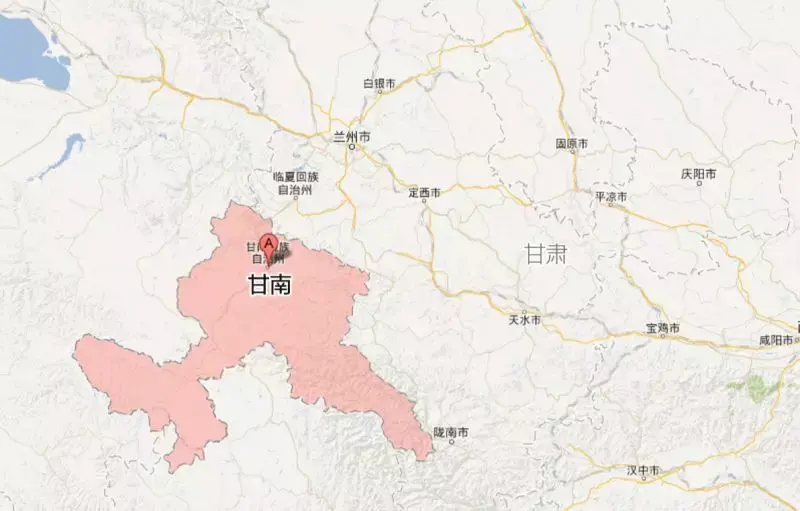 甘南州地理位置图片