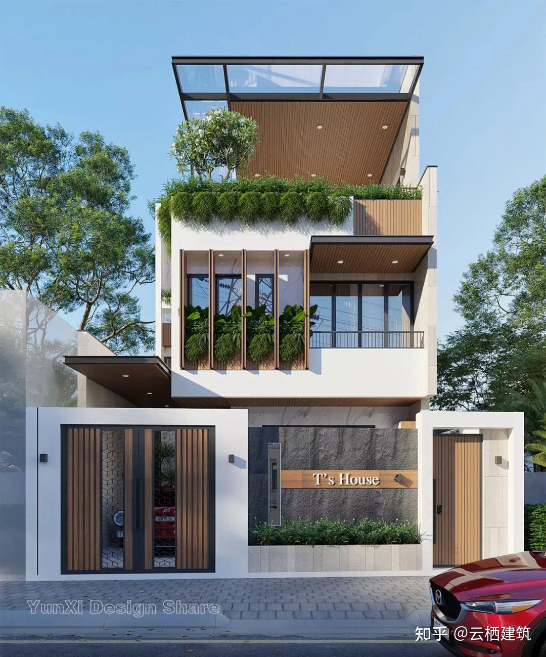 80款现代别墅庭院入户门设计,实用与美观的完美融合