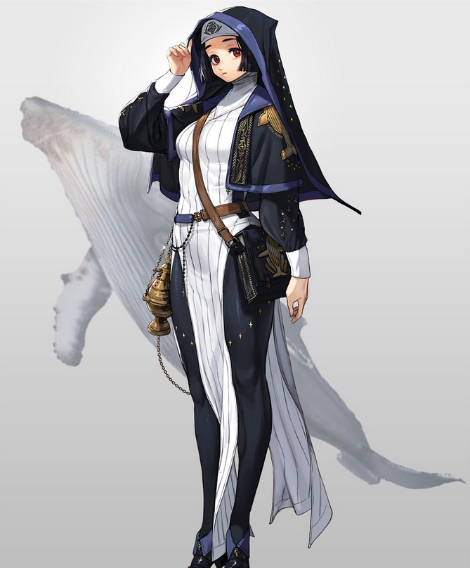 一组拟人化动漫角色插画欣赏