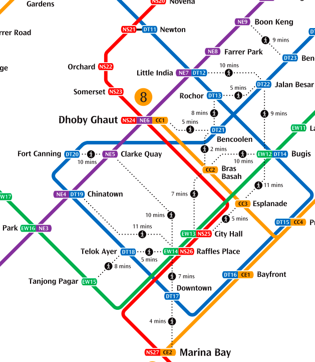 新加坡巴士线路图中文图片