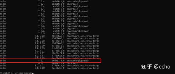 Windows anaconda pytorch 