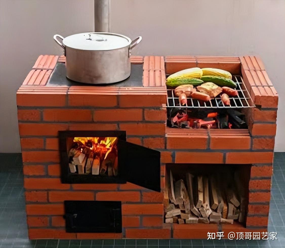 砖砌烧烤台设计图图片