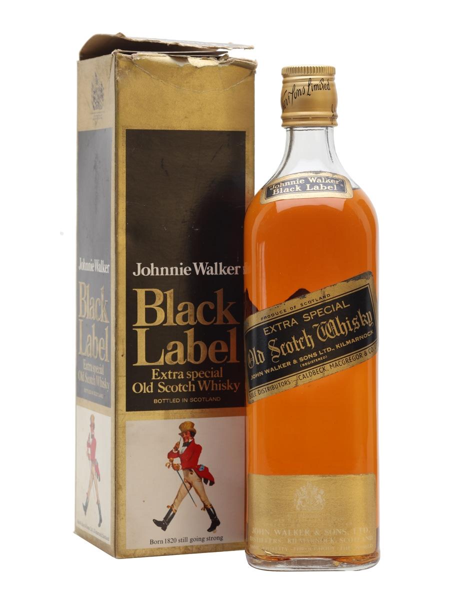 johnniewalker尊尼获加黑方extraspecial70年代装瓶酒评70