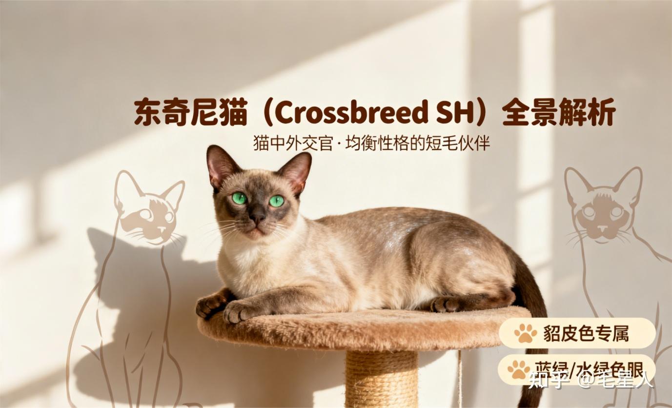 东奇尼猫(Crossbreed SH)全景解析:杂交培育的短毛精灵与性格融合体 - 知乎