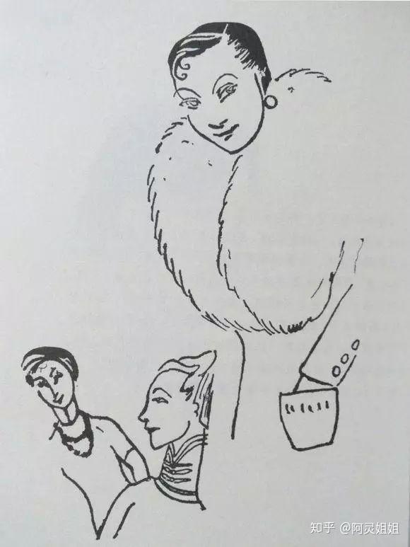 张爱玲的绘画作品上