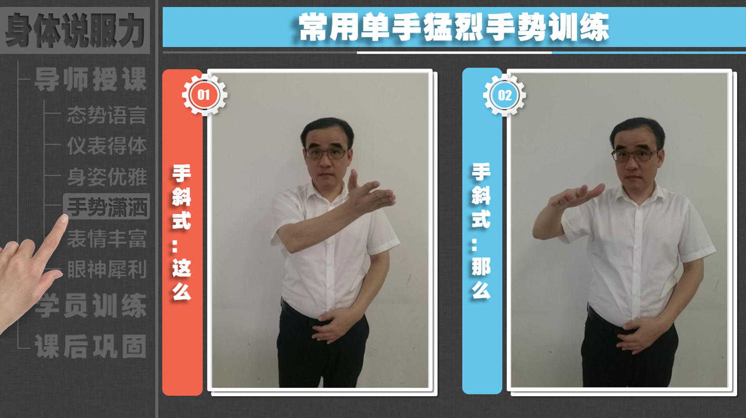 如何在演讲中正确地运用手势