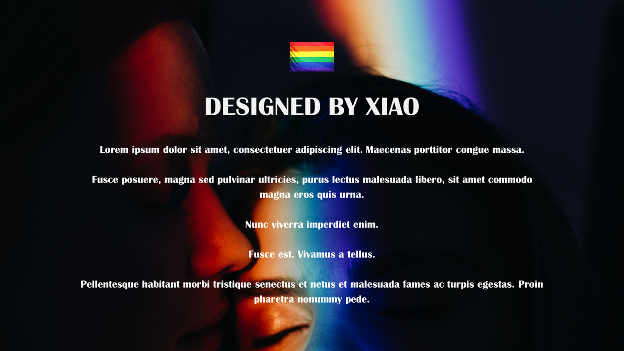 ppt模板lgbt同性恋主题模板