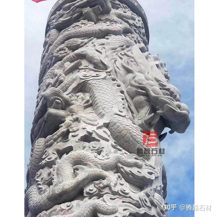 石雕龙柱一般用在什么建筑及石雕龙柱图文赏析 - 知乎