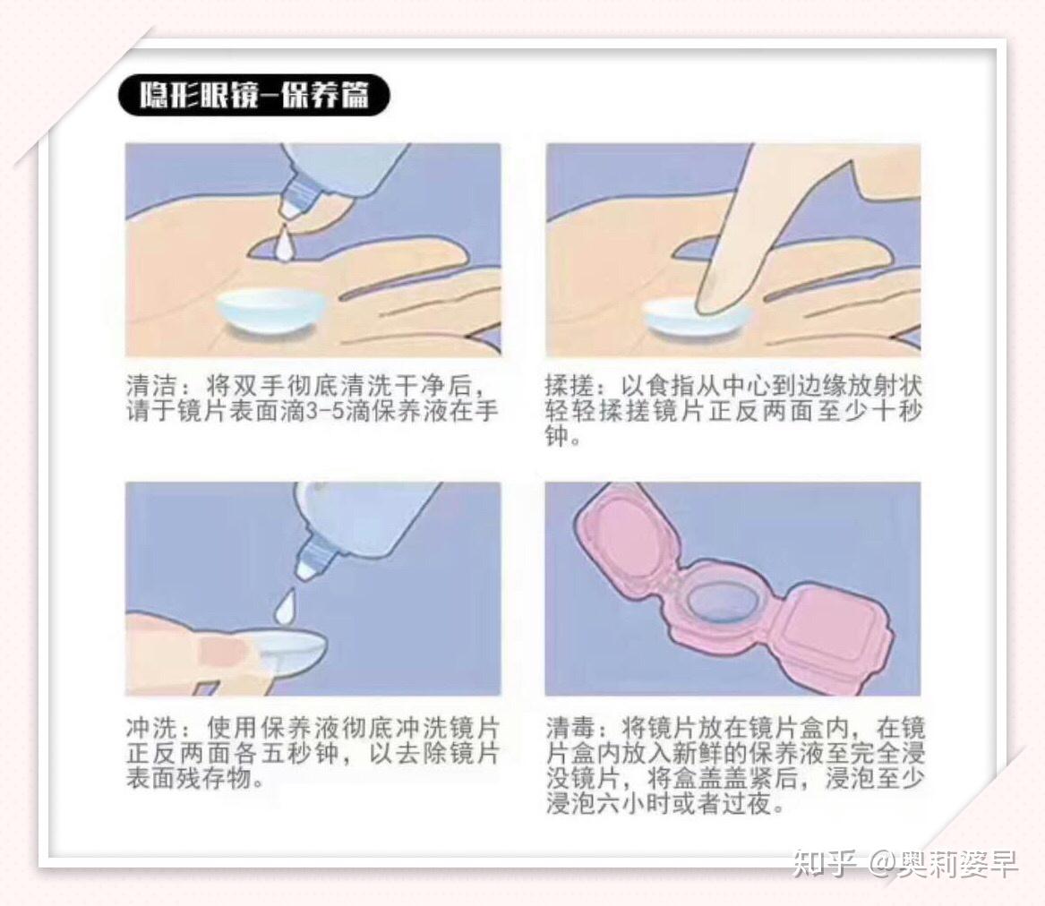 隐形眼镜的佩戴与保养