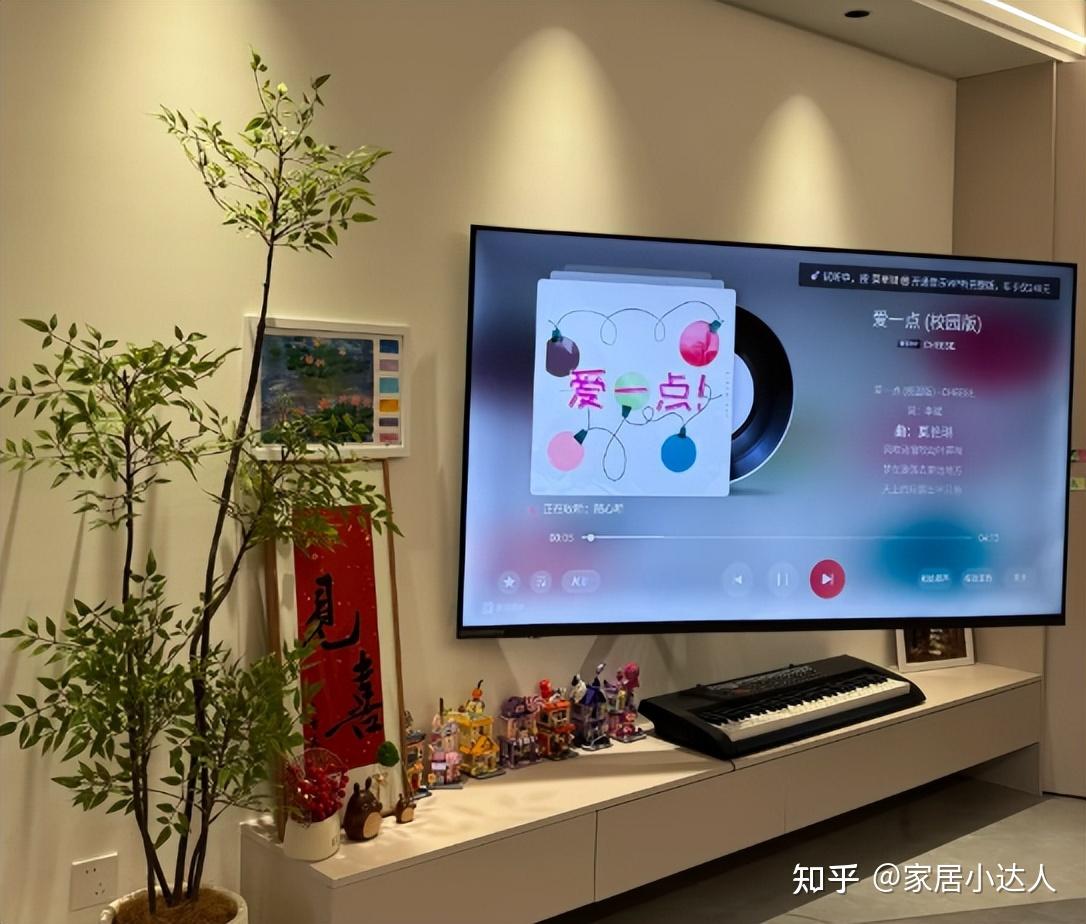 电视机“挂墙”已经过时了!现在流行这3种设计,那叫一个高级
