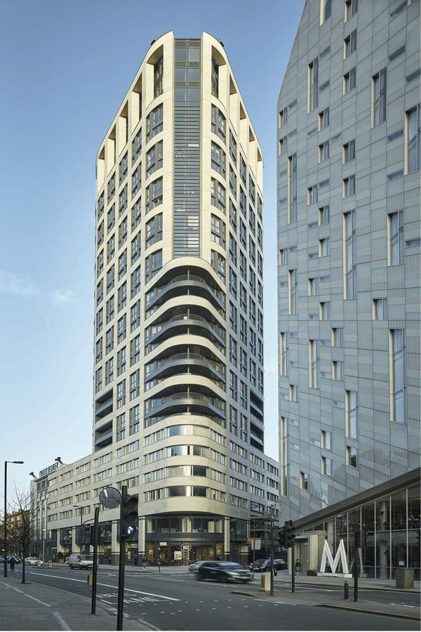 流线型的现代椭圆塔式建筑,浓郁的art deco风格,令伊格豪斯,在当时