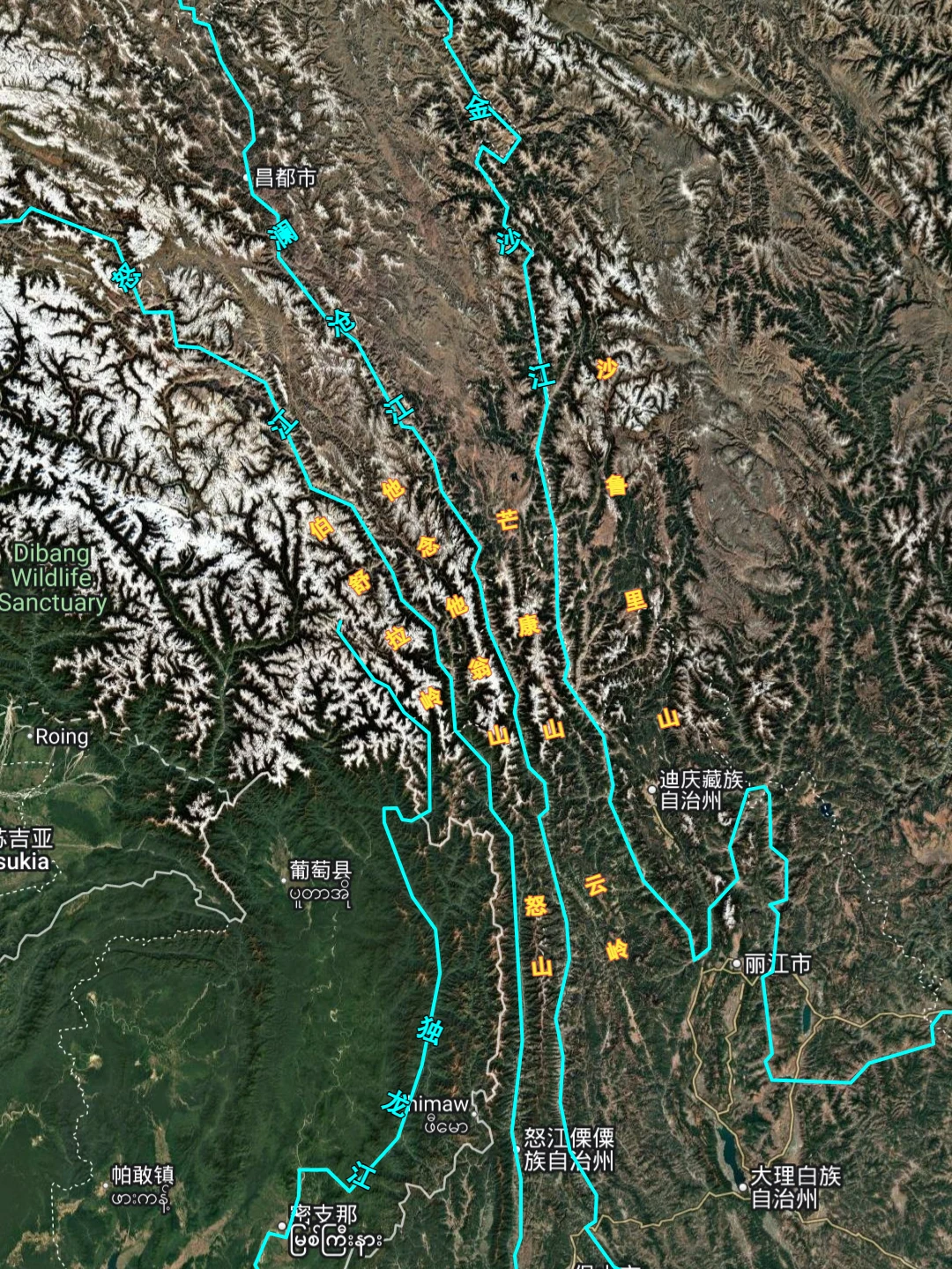 世界上最独特的“平行江河”，地球上唯一的“三江并流”自然奇观在哪里？ - 知乎